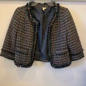 Nordstrom Cropped Tweed Blazer